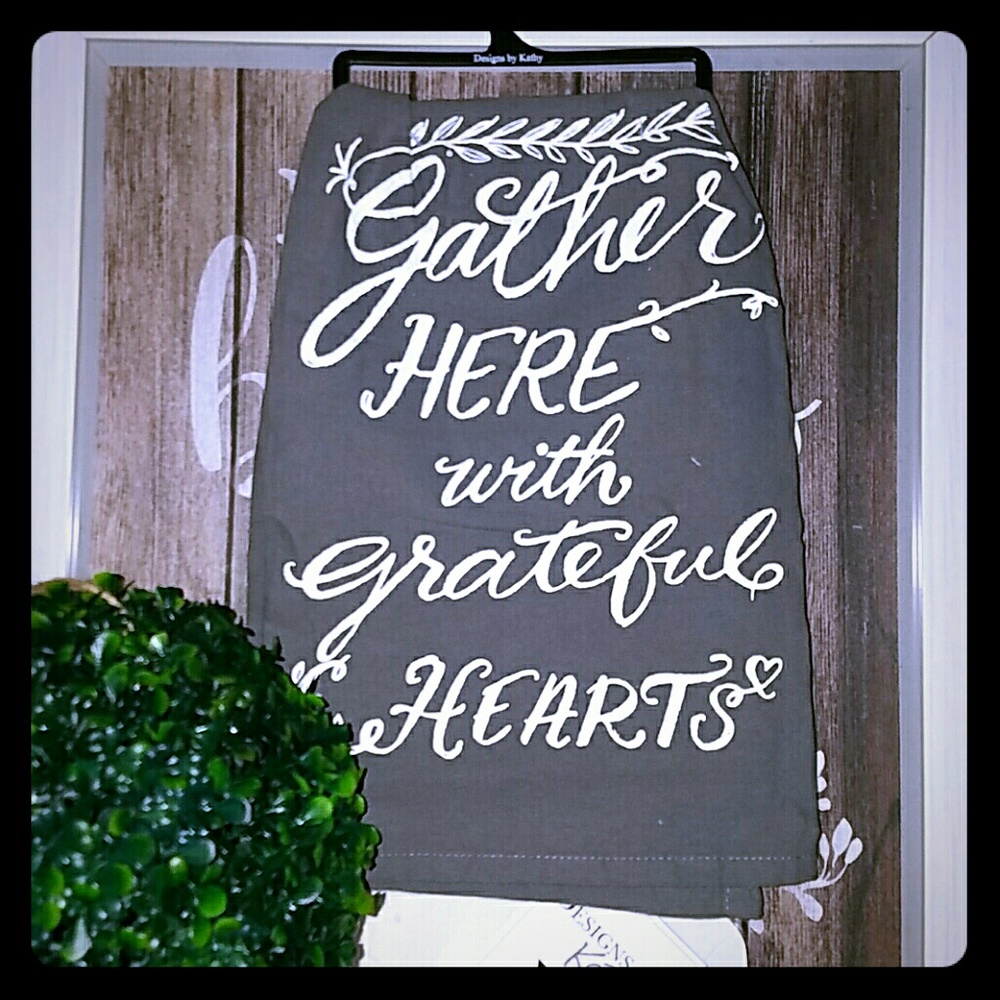 Farmhouse thanks giving towel